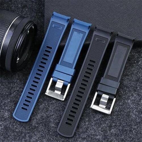 Viton Silicone Watch Strap Watch Band Spare Parts for Series SRPE99K1/SRP777J1