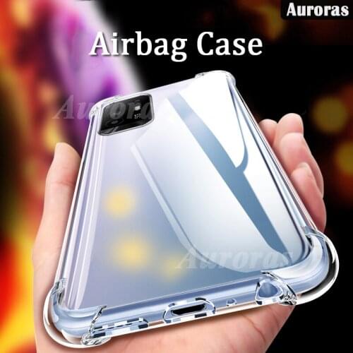 Auroras For oppo A94 Case Transparent Official Original Shockproof Clear Cover For OPPO A94 5G Airbag Case