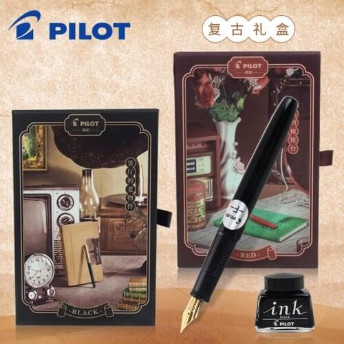 Japanese PILOT Ink Filling Type Pen AMS-17G 22K Gold Pen Tip Large Capacity F Iridium Pen Tip