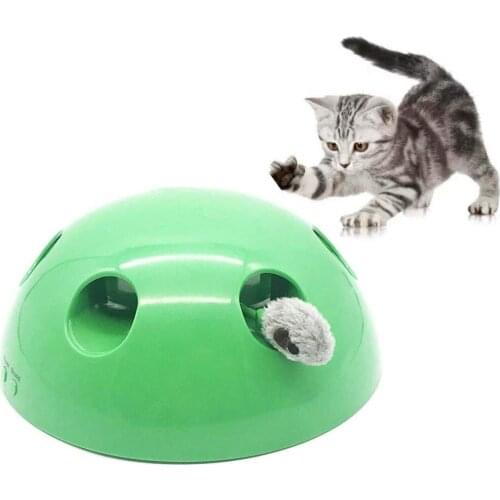 Funny Cat Interactive Toys Pop Music Toy Ball POP N Play Cat Grab Device Smart Random Moving Funny Cat Tool Claw Pet Supplies