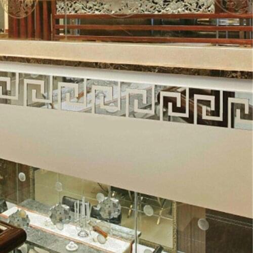 New 10pcs/lot Geometric Waist 3D Mirror Wall Sticker Living Room Bedroom Acrylic Mural Wall Decals Modern DIY Home Decor