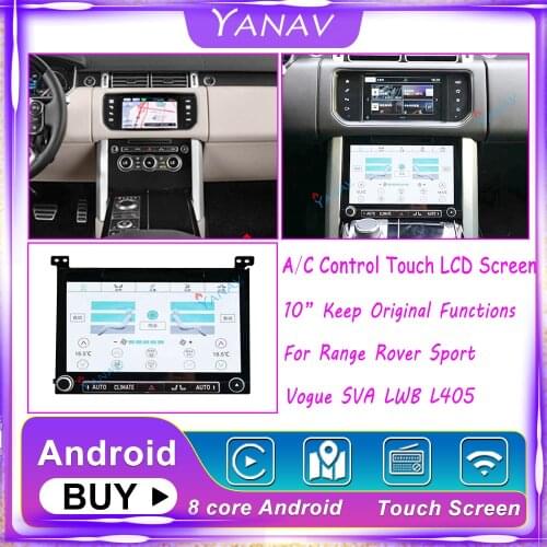 10 INCH For Land Rover Range Rover Sport L405 Vogue SVA LWB AC Control Touch LCD Screen Air Conditioning Control Panel Board