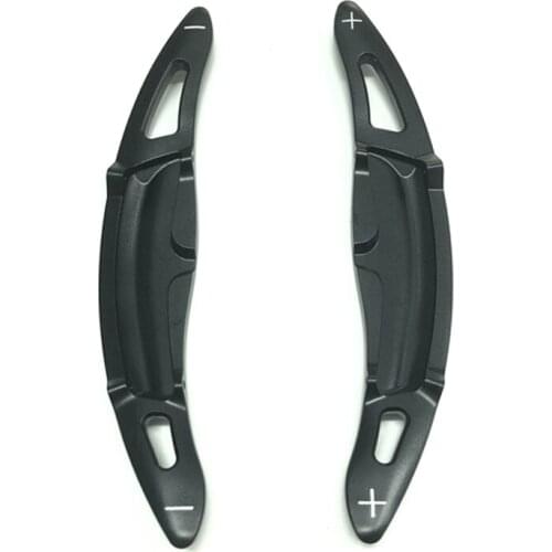 2x Aluminum Car Steering Wheel Shift Paddle Extension For Porsche Panamera Macan Cayenne 911 Boxster Cayman 718 Spyder 918
