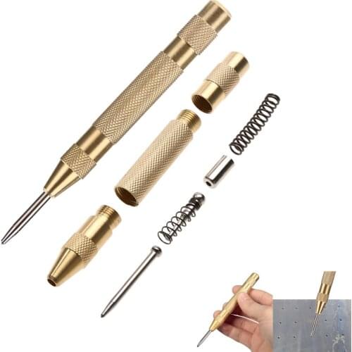 5 Color Automatic Center Punch Drill Press Dent Marker Bit Tools Break Device Positioner Semi Automatic Window Breaking Tools