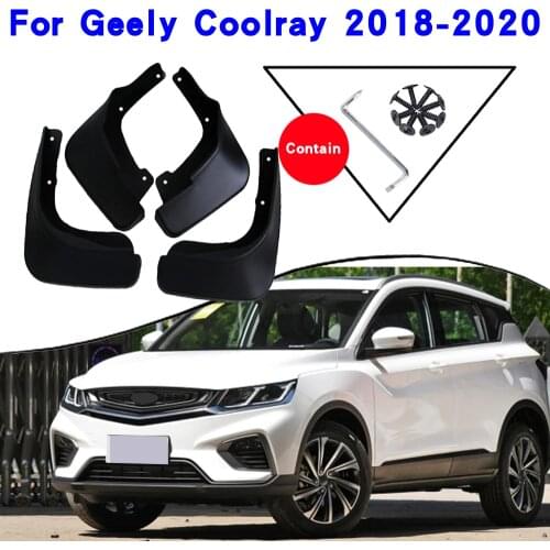 Car Fender Accessories For Geely Coolray SX11 2008 - 2020 Mudguards Splash Guards Fender Mudflaps Car Fender Mud Flaps