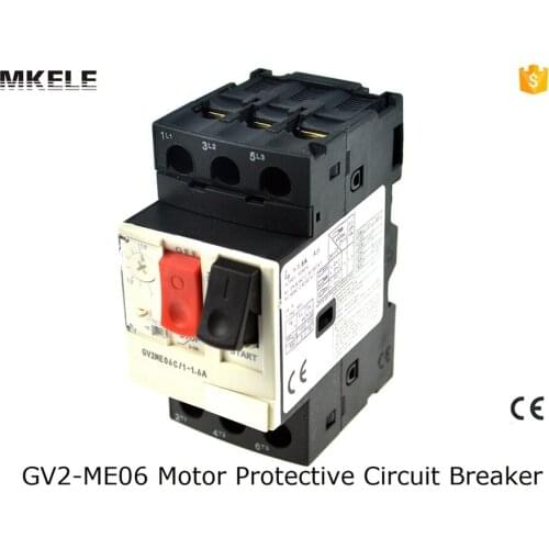 1-1.6A Motor Protection Circuit Breaker GV2-ME06 Circuit Breaker,660v MPCB