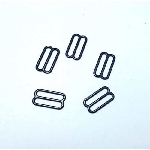 200 Black Metal Strap Slider - 1/2 inch