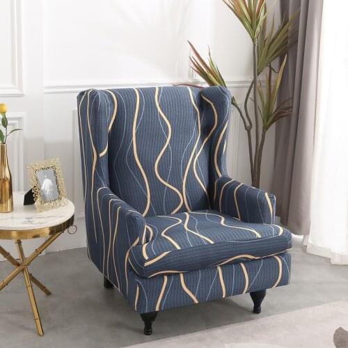 Wingback Chair Cover Super Stretch Furniture Cover/Slipcover Spandex Super Soft Slipcover machine Washable/Skid Resistance