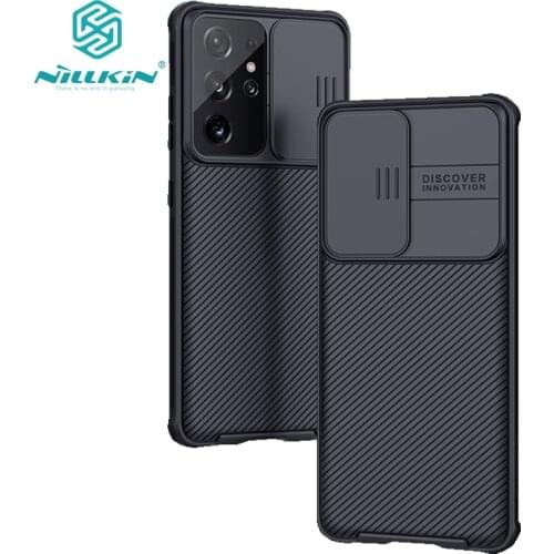 NILLKIN For Samsung Galaxy S21 Plus/S21 Ultra 5G Case,Camera ProtectionSlide Protect Cover Lens Protection For Samsung S21+Plus