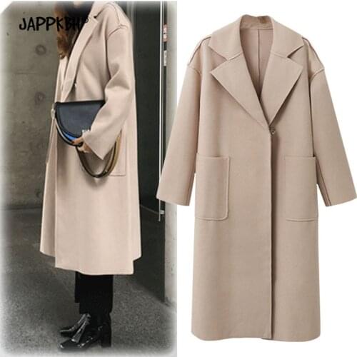 JAPPKBH Womens Black Coats