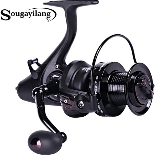 Sougayilang 5000 6000 9000Spinning Reel 5.1:1 Gear Ratio Right Left Hand Interchangeable Fishing Reel 12+1BB Feeder Carp Reel