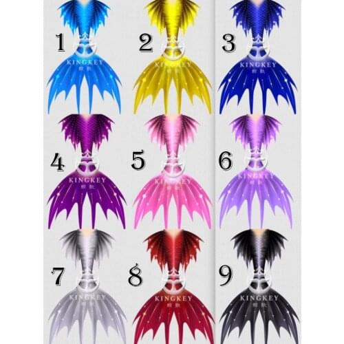 Tailor made underwater performance suit for boys and girls childrens professional Mermaid fish tail large tail Aquarium