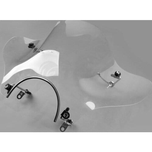 Motorcycle Clear Windscreen Windshields For Honda Suzuki Yamaha Cruiser VTR XV V-STAR