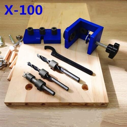 Doweling Jig Drill Guide 8/10/15mm Positioning Hole Puncher Locator For Woodworking Furniture Woodworking DIY tools