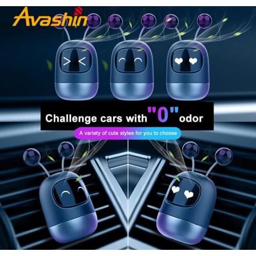 Car Perfume Air Freshener Creative Cute Robot Car Air Diffuser Solid Aromatherapy Air Vent Freshener for Auto Interior Accessory