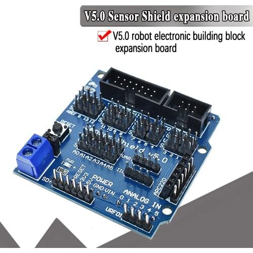 V5.0 Sensor Shield expansion board for arduino electronic building blocks robot accessories Sensor Shield V5 expansion board