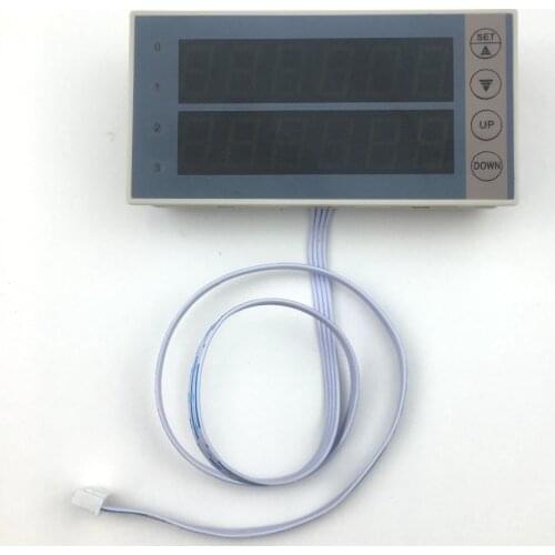 PLC with display input parameter display board function is equivalent to text touch screen without programming D110.D114 value