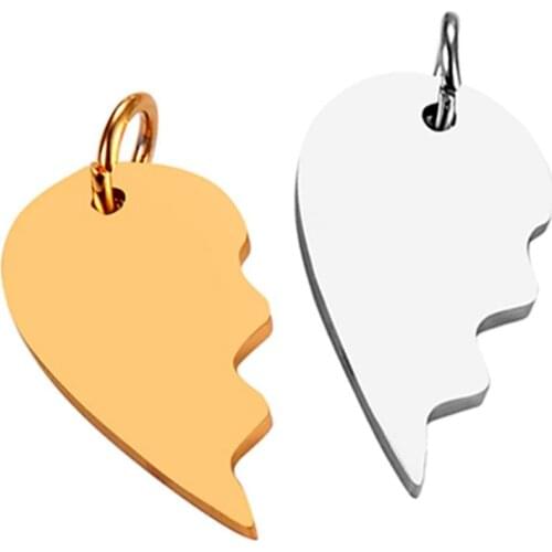 10 pcs Stainless Steel Angel Wing Blank ID Dog Tags Necklace ID Pendant Jewelry DIY Charm Wing Jewelry Wholesale Dropship