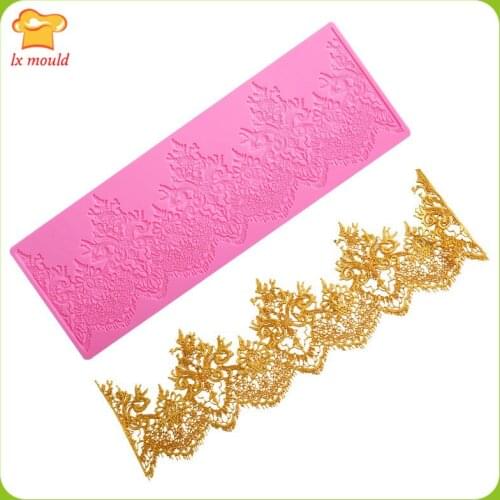 Fondant Lace Silicone Pad handmade soap decorative moulds fondant cake molds