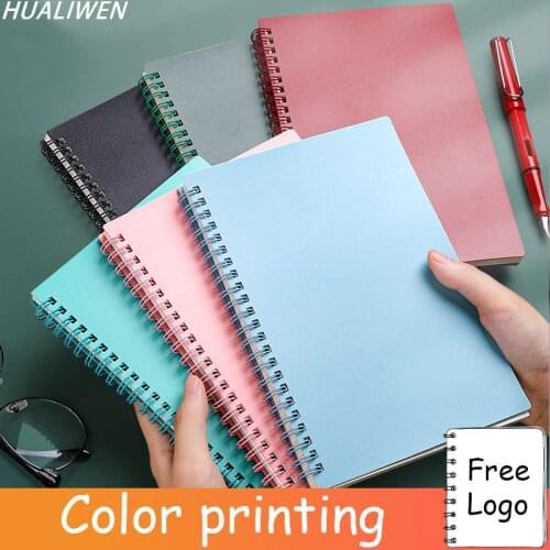 Morandi Coil Spiral A5/A4/B5 Diary Notebook Grid Paper Daily Weekly Planner Agenda Notepad School Office Supplies Stationery