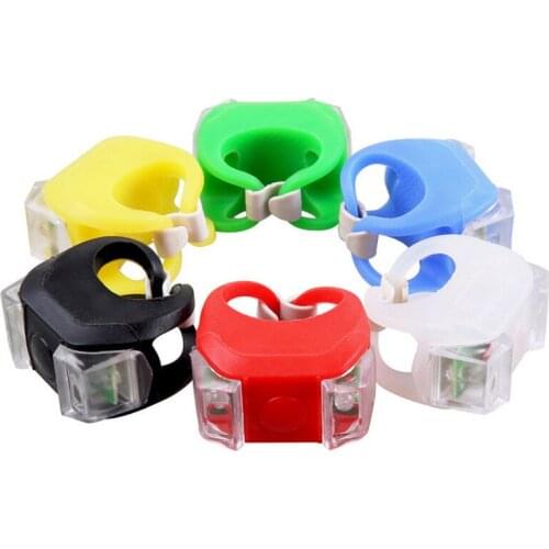 LED Bicycle Lights Bicycle Frog Light Front Handlebar Light Waterproof Safety Warning Rear Back Lamps Cycling Taillight