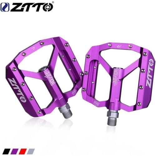 ZTTO MTB Road Bike Ultralight Bicycle Pedals Mountain CNC AL Alloy Hollow Anti-slip Bearings Bicycle Pedals Cycling Part