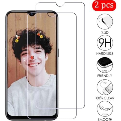 2Pcs Explosion Proof Galss For OPPO A5s Phone Screen Protector Tempered Galss For OPPO A5 s Cover Proof Protective Film 6.2 Inch