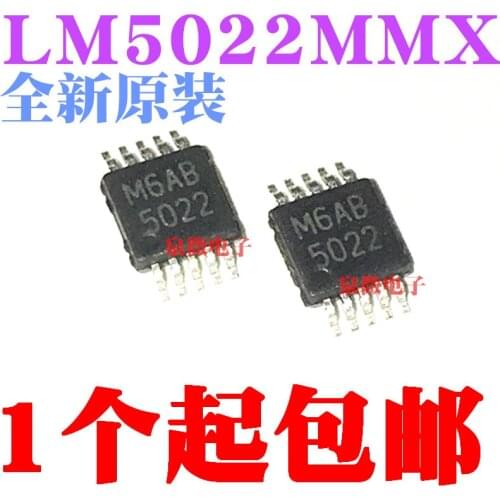100% New&original LM5022 LM5022MMX Marking 5022 MSOP-10 In Stock