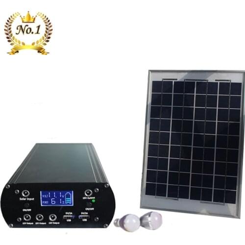 18650 lithium storage battery adapter with solar panel 10AH 20AH 30AH 40AH power supply