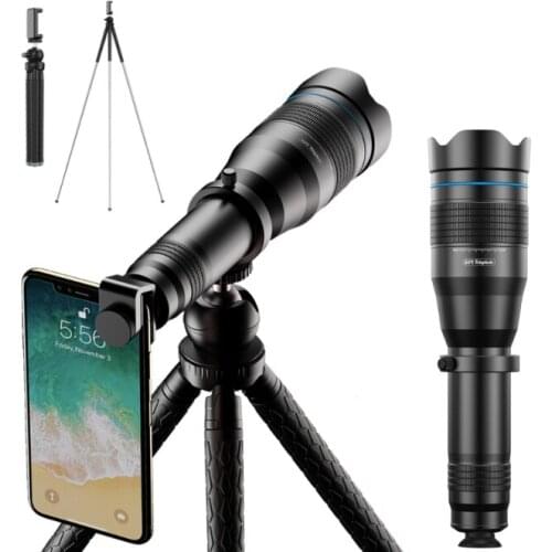 2020 New Trending HD Pro 60X telescope tripod phone camera lens for concert shooting