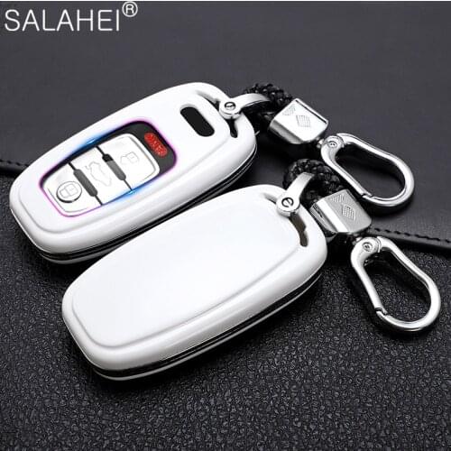 Car ABS Remote Smart Key Cover Fob Case Shell For Audi A1 A3 A4 A5 A6 A7 A8 Quattro Q3 Q5 Q7 2009 2010 2011 2012 2013 2014 2015