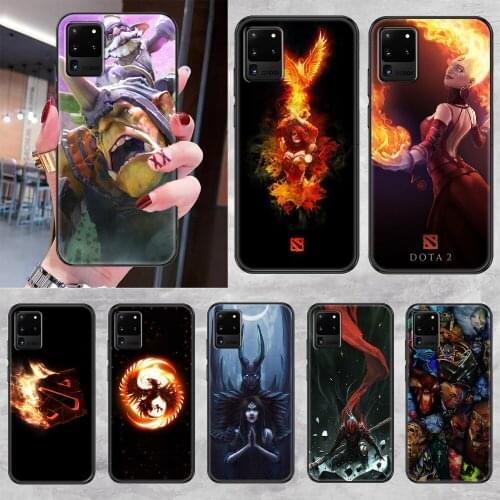 Dota 2 Phone case For Samsung Galaxy Note 4 8 9 10 20 S8 S9 S10 S10E S20 Plus UITRA Ultra black trend cover pretty hoesjes