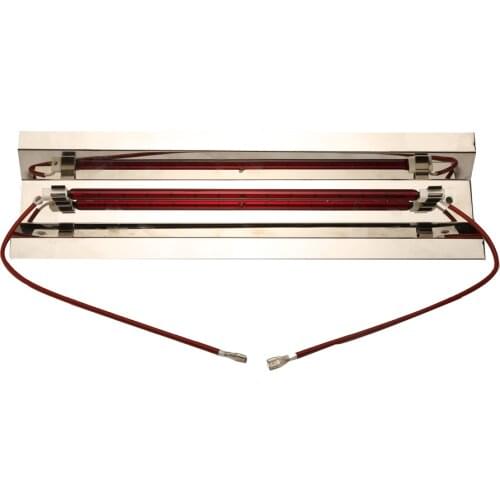 350mm 1000W infrared tube with 400mm reflector,electrothermal film,ruby lamp,IR heating element
