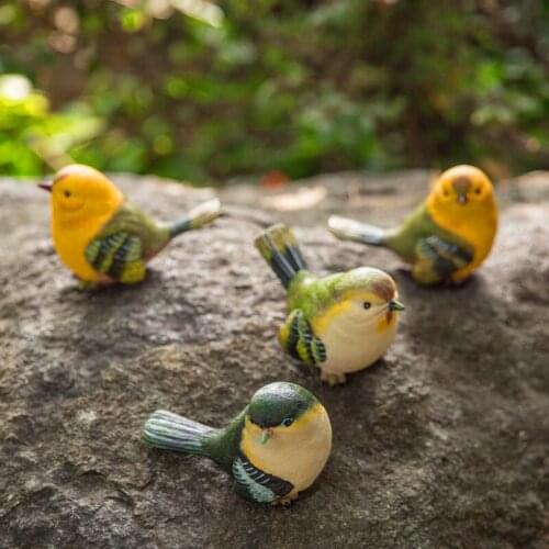 Garden Decoration Bird Resin Miniature Garden Decoration Outdoor