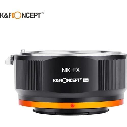 K&F CONCEPT NIK-FX NIKON F AI Lens to Fuji X Camera Mount Adapter Ring for Nikon AI AF Lens to Fujifilm camera