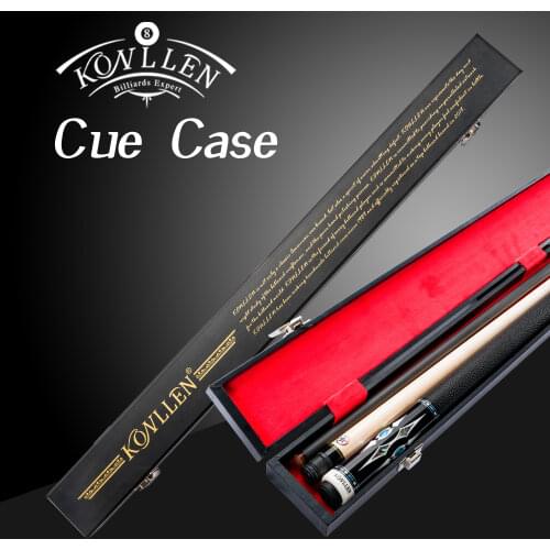 KONLLEN Billiards Box 2 Holes 82cm Length Wood Case Protect The Cue Pool Cue Stick Case Waterproof Box Billiards Accessories