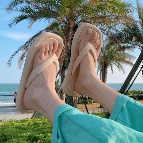 Platform Slippers For Summer 2021 New Arrivals Women Sandals Breathable PVC High Quality Chaussure Femme Ladies Slippers