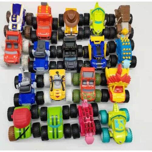 Metal Diecast Machines Car Toys Russian Miracle Crusher Truck Vehicles Figure Blazed Toys For Children Gifts Blazer Kid Toys