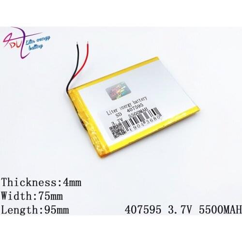 The New Battery With High Quality 5500mAH Li-ion Tablet pc battery For 7,8,9 inch tablet PC ICOO 3.7V Polymer lithiumion Battery