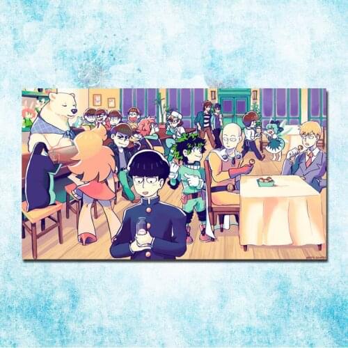 One Punch Man Hot Anime Art Silk Poster Canvas Print 13x24 24x43 Inch-002