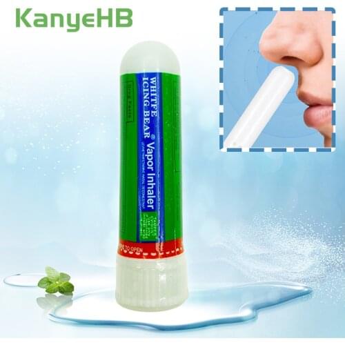 1pcs Original Thailand Nasal Inhaler Mint Cream Rhinitis Nasal Essential Oils Refresh Nose Cold Cool Herbal Ointment S025