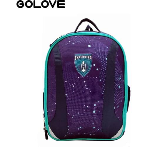 NEW Blue Starry sky Printed school bag boys backpack teenager school Backpack waterproof orthopedic School Bags mochila infantil