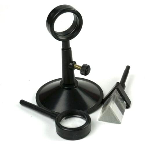 1 Set Triangular Prism Convex Concave Lens Physics Teaching Experiment Equipment