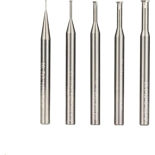 1pc P0.25-P0.8 4mm shank carbide end mill cnc router bit single line end mill