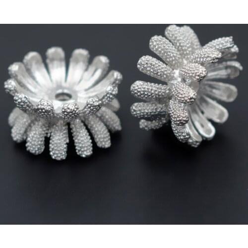 10pcs Double end Ball Bead Caps Spacer Beads Metal Connectors DIY Findings for African Men Womens Necklace Wedding Jewelry Set