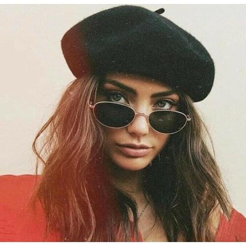 11 Colors Retro Elegant Fashion Solid Color Beret Women Ladies Autumn Winter Vintage Wool Beret French Artist Beanie Hat Ski Cap