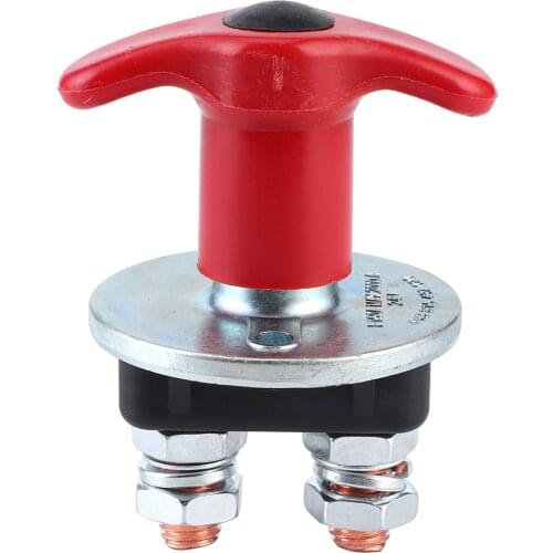 250A 12V 24V Power Kill Cut Off Switch Battery Isolator Switch Disconnect Universal for Car Fire Fighting Truck
