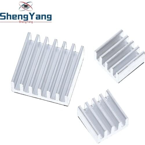 3PCS Adhesive Raspberry Pi Heatsink Cooler Pure Aluminum Heat Sink Set Kit Radiator For Cooling Raspberry Pi 2 B