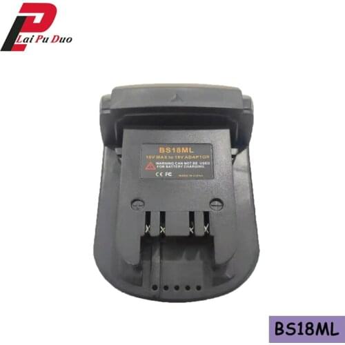 BAT609 BAT611 BS18ML Battery adapter For BOSCH 18V LITHIUM Battery adapter BAT610 For MILWAUKEE 18V Li-Ion Batteries BAT612
