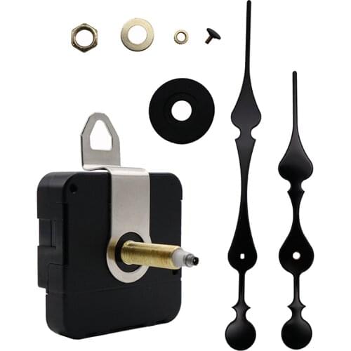 Aluminum High Quartz Clock Movement DIY Repair 2 Hands 1.2'' Shaft